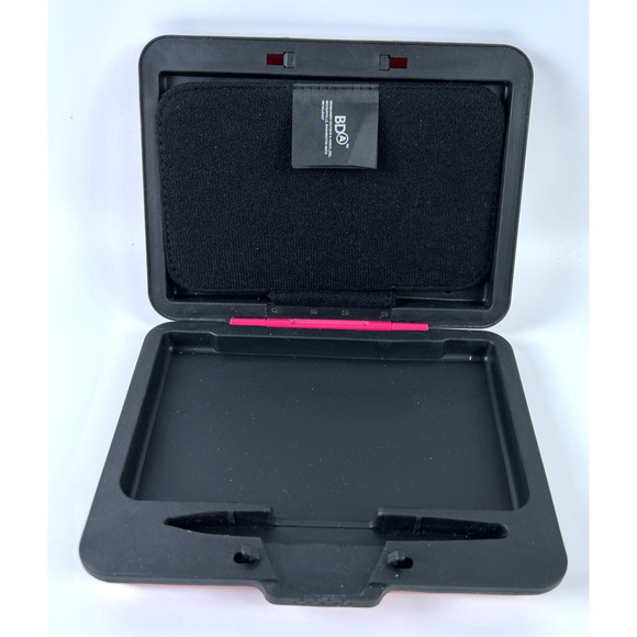 Nintendo DS Pink Hard Shell Travel Case 6 games slots, stylus slot - Picture 2 of 9